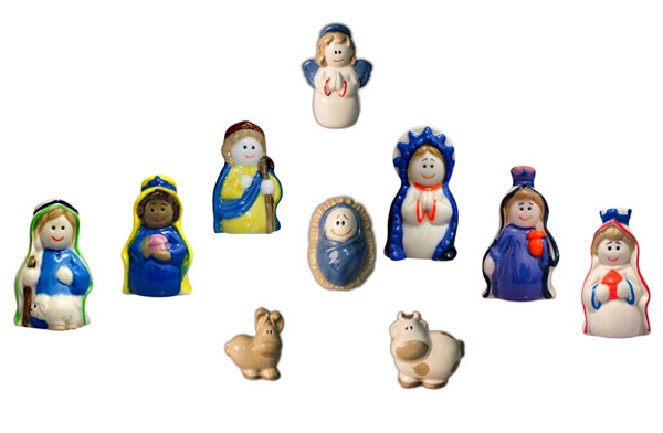 Nacimiento Gordito Porcelana